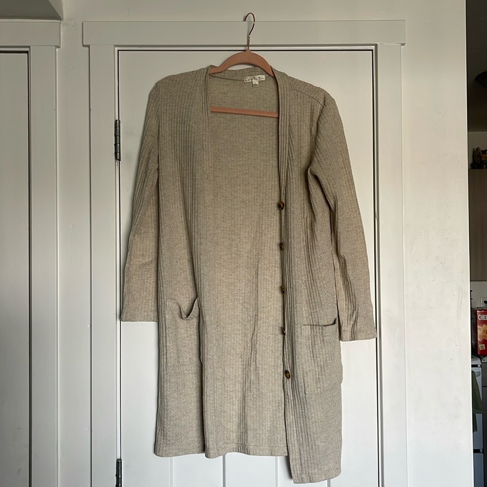 Nine Britton long button cardigan